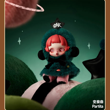 Genuine Skullpanda V2 L'Impressionnisme Series Blind Box Skullpanda Vinyl Plush Pendant Doll Mystery Box Collect Toy Girl'S Gift