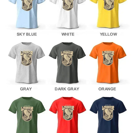 Classic Printed 100% Cotton T-Shirt, Ultra Soft & Breathable Round Neck Short Sleeve Tee for Men & Women