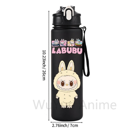 4Pcs/set Cute Printed Backpack Teenger Student Boy Girl Bookbag Schoolbag Travel Bag Outdoor 750Ml Water Bottle Kid Gift Mochila