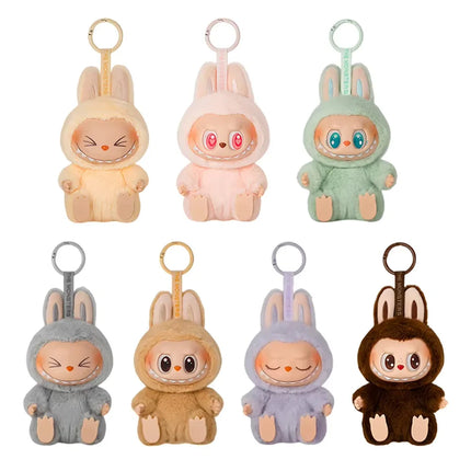 Blind Box Labub Heartbeat Macaron Enamel The Monsters Face Pvc Figurine Tabletop Ornament Kawaii Doll Kid Birthday Gift