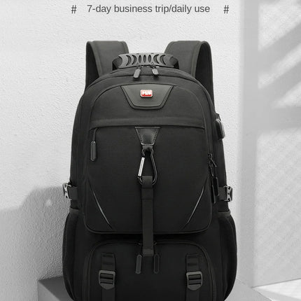 15.6/17.3" Travel Backpack Men Business Backpack School Expandable USB Bag Large Capacity Laptop Waterproof Fashion Backpack