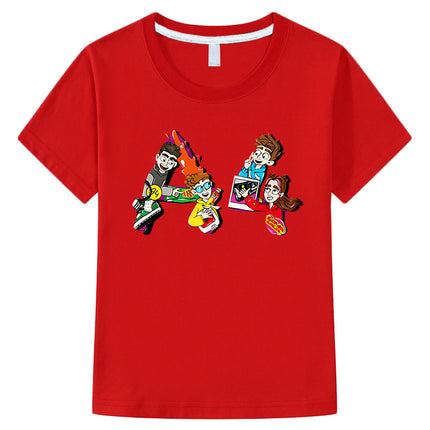 Футболка A4 TEAM Short Sleeve Children T Shirts Summer 100% Cotton Boy Girl vlad a4 Lamba Shirt Tops Casual y2k kids clothes