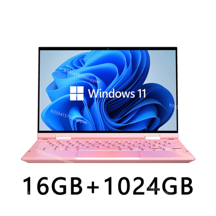 Intel N95 10.95 inch Laptop 360° Flip OLED Touch Screen Aluminum alloy body Windows 11 16GB DDR5 RAM 2TB SSD ROM