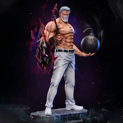 26cm Anime One Piece Figures Monkey D Garp Standing Posture GK Sculpture Scene Action Figurine PVC Ornament Toy Gift Model Decor