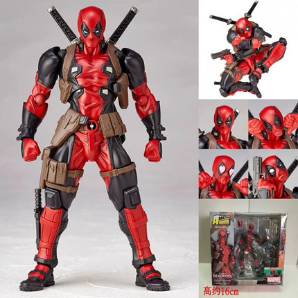 Yamaguchi Revoltech EPIC Deadpool Action Figure Ultimate X-Men Deadpool Super Hero Figure Toys Collectible Model Doll Gifts