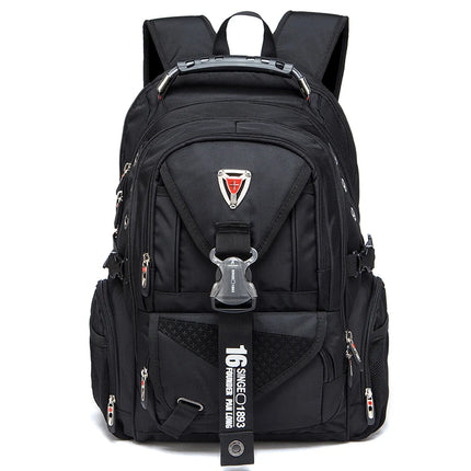 Waterproof Oxford Swiss Backpack Men 17 Inch Laptop Backpacks Travel Rucksack Female Vintage School Bags Casual Bagpack Mochila