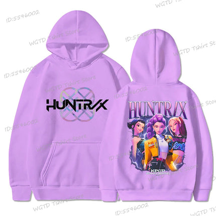 Kpop Demon Hunters Kids Clothes 2025 Hot Movie Print Men Women Fashion Casual Hoodies Anime Lovers Gift Cool Girls Hooded Shirt