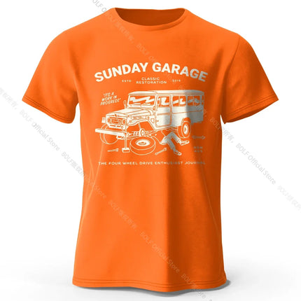 Retro Sketch Car T-Shirt 100% Premium Cotton Slim Fit Hand Drawn Classic Auto Tee for Men and Teens Motorhead Fashion