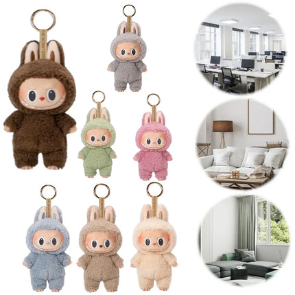 Cute Labubu The Monsters Box Toy Sweetheart Vinyl Doll Kawaii Backpack Pendant Decoration Plush Doll Clothes Keychain Gifts