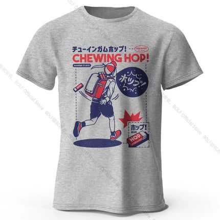 Japanese Snacks Hand-drawn Print T-shirt - Kawaii Food Illustration Design for Men Women Soft Cotton Top