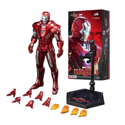 ZD Toys 1/10 Iron Man Figurines MK30 Iron Patriot Blacklash Figures MK33 MK39 MK17 MK21Action Movie Model Adult Collect Gift