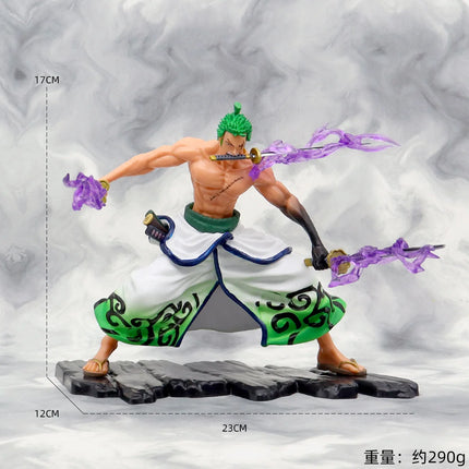 One Piece Handmade Model Anime Figure Character Series Surrounding Decorative Ornaments Roronoa Zoro Toy