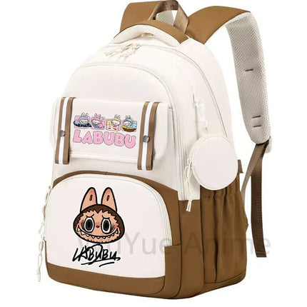 Cute Printed Backpack Teenager Student Shcoolbag Bookbag Knapsack Girl with Coin Purse Casual Bag Men Women Laptop Bag Mochila