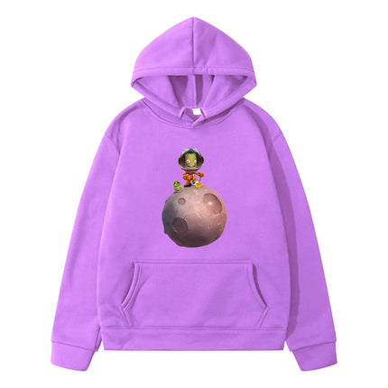 Kerbal Space Program Hoodie Cute Graphic Printing Game Sweatshirts Long Sleeve Children Boys and Girls Hoody Kawaii Casual Tops