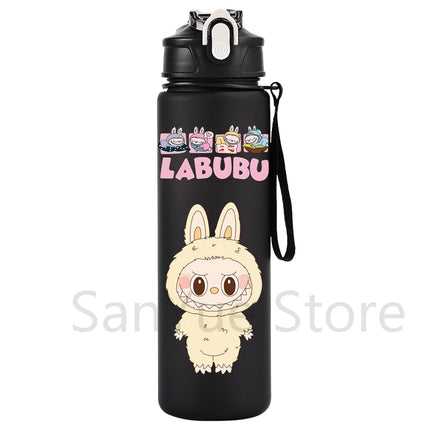750Ml Cartoon Printed Large Capacity Water Bottle Teenger Student Drinking Portable Cartoon Outdoor Sport Water Cup Kid Gift