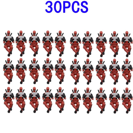 Deadpool & Wolverine Figure Deadpool 3 Figure Cool Cute Movie Figure Toy Doll Model Plush Decoration For Kid Birthday Gifts