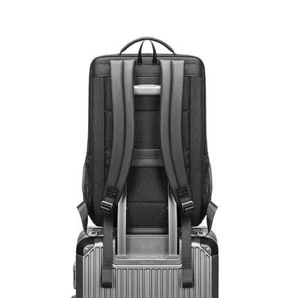 2024 New Business Backpack Men 15.6 inch School Laptop Backpacks Water Repellent Travel USB Charging Anti-theft Bag Male Mochila