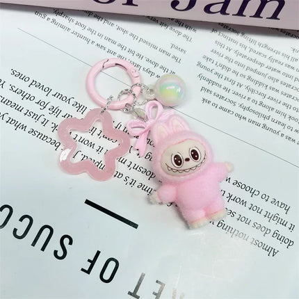 Cartoon 3.0 Labu Keychain Backpack Keyring Pendant Couple Pendant Students High Quality Key Ring Festivel Gifts
