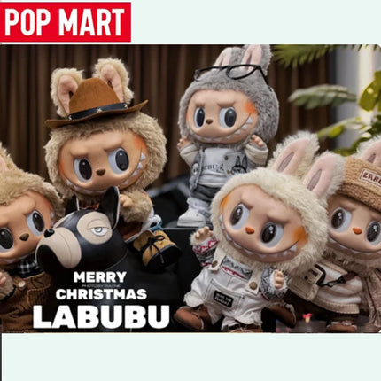 Mini Cute Labubu The Monsters Dolls Cardiac Macarone Kawai Guess Bag Figure Model Bag Keychain Decor 1:1 Replica For Xmas Gift