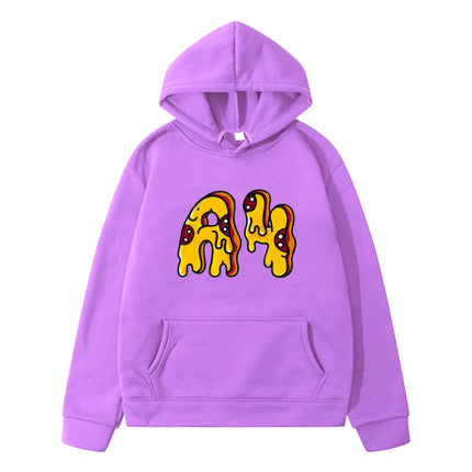 Пицца А4 Animation Hoodies Boys Sweatshirt with hood Влад a4 Бумага Casual Fleecing hoodie y2k sudadera kids clothes girls 7-12y