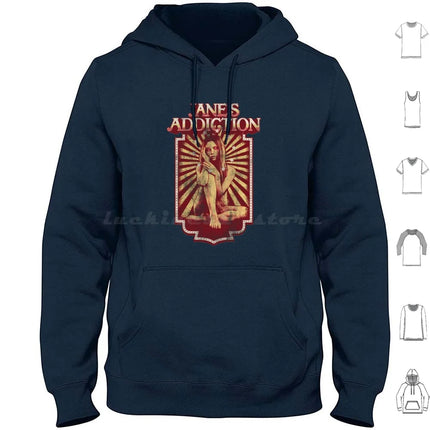 Janes Addiction Hoodie cotton Long Sleeve Crackerman Janes Addiction Janes Addiction Janes Addiction Sale Band Perry
