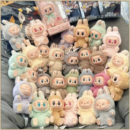 1:1 High Quality for La BuBu Blind Box Series PVC for La BuBu Macaron Pendant Doll Monster Keychain Birthday Christmas Gift