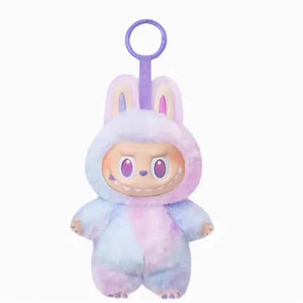 1:1 Quality Kawaii Monster For Labubu Blind Box Series PVC  Macaron Pendant Doll Monster Keychain Birthday Holiday Kids Gift