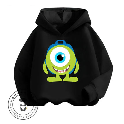 Monsters Inc Cartoon Kids Long Sleeve Hoodies Uniquely Crafted Garments That Bring the Charm of Your Favorite Cartoon to Life