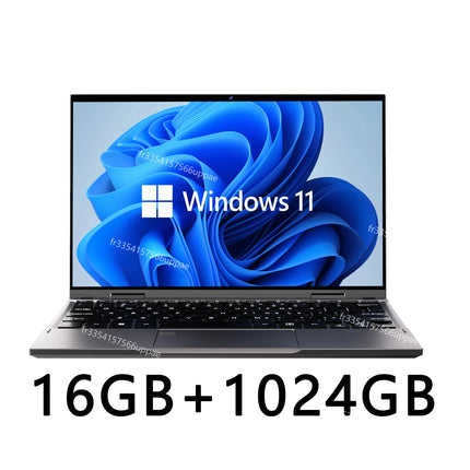 Intel N95 10.95 inch Laptop 360° Flip OLED Touch Screen Aluminum alloy body Windows 11 16GB DDR5 RAM 2TB SSD ROM