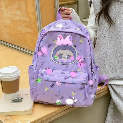 miniso  Boys and Girls Backpack baby Handbag Cartoon Shoulder Bag miniso for 12 labu Cute Children Kindergarten Schoolbag