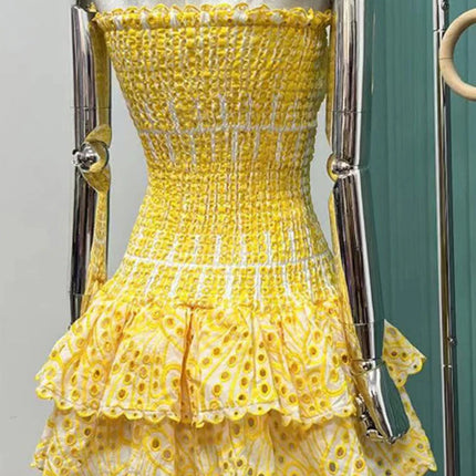 CHICEVER Off Shoulder Strapless Dresses For Women