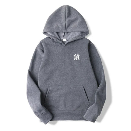 Men's and Women's Casual Fashion Trend Fleece Hooded Hoodies Spring Fall Outdoor Sweatshirt Popular Font Print Pullovers Coat