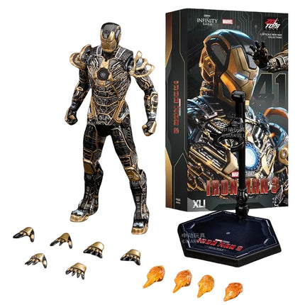 ZD Toys Iron Man MK35 Red Snapper Action Figure Iron Man Mk41 Mk47 Tank MK24 MK22 1/10 Scale Iron Man Collections Gift