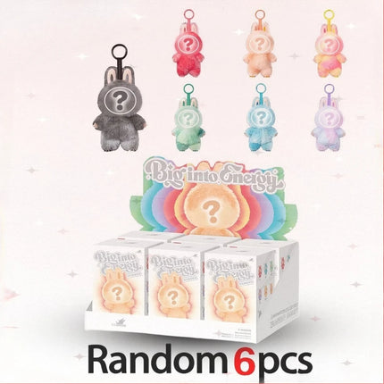 Kwaii Figure For Bubu V3 The Monster Blind Box Big Into Energey And Macaron Vinyl Face Base Serie Monster Keychain Surprise Gift
