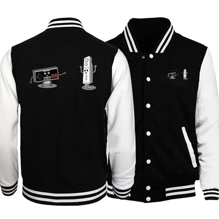 I Am Your Father Funny Pattern Baseball Coats Mens Cute Fashion Pullovers All-Match Oversize Clothing Fleece Casual Man Jackets