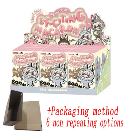 Labubu The Monsters Vinyl Face Doll Heart-Moving Macaron Doll Blind Box Blind Bag Figure Guessing Bag China High-Quality Replica