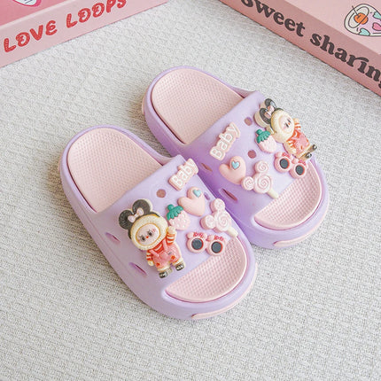 New Popular , Versatile Eva Slippers for Girls, Fashionable Double Soft-Soled Non-Slip Sandals