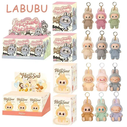 Labubu Exciting Blind Box Action Anime Figures 17cm Cute Mysterious Box Pvc Doll And Hobbies Ornaments Monsters Vinyl Face Doll