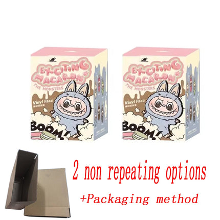 Labubu The Monsters Vinyl Face Doll Heart-Moving Macaron Doll Blind Box Blind Bag Figure Guessing Bag China High-Quality Replica
