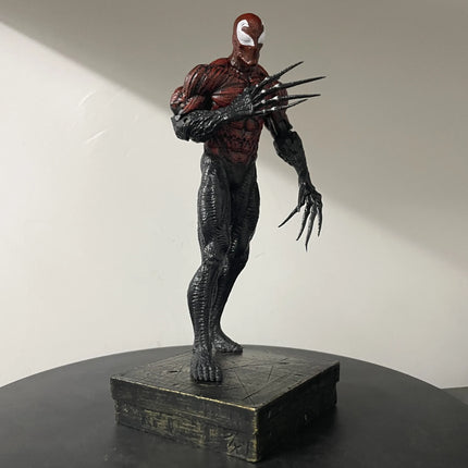 26cm Venom Symbiote Action Figure Toys With 2 replaceable head carvings Venom Statue Model Doll Collectible Ornaments Xmas Gift