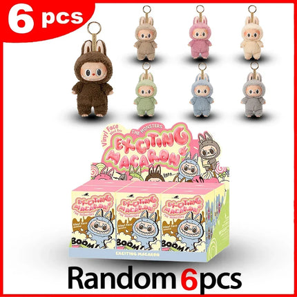 2025 New Lafubu V3 Generation Series THE MONSTERS Have a Seat  Vinyl Face Plush Toy Series Blind Box Heartbeat Macaron 3rd