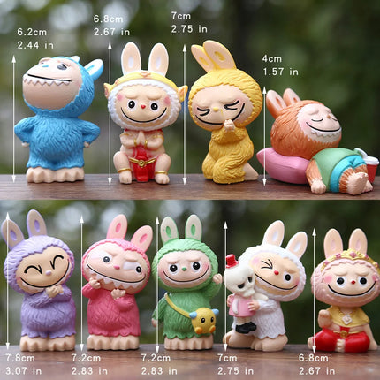 Anime Labubu THE MONSTERS Blind box Mini Figurine Doll Collection Pvc Model Toys Cute Collection Desktop Decor Gifts In stock
