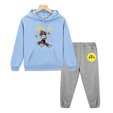 Vlad A4 Autumn girls boys Hooded Sets Fleece sweatshirt  y2k sudadera мерч а4 Lamba anime hoodie pullover kids boutique clothes