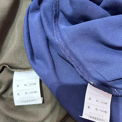 B@r Autumn And Winter Long-sleeved T-shirt With Patch Pockets On The Chest