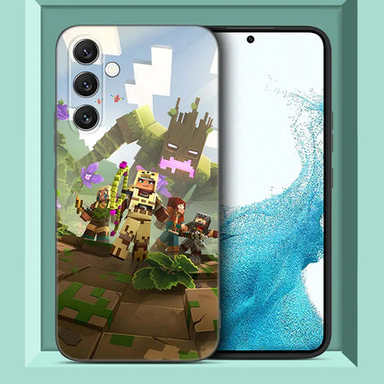 Hot My Mini World Game Phone Case For Samsung A13 A15 A22 A24 A32 4G A33 A34 A35 A52S A53 A54 A55 A73 5G A12 A14 A23 A51 A72