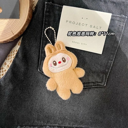 LABUBU New Monster Plush Key Chain Bag Decoration Accessories Plush Doll Bag Pendant Decoration Keychain Women Girls Gifts