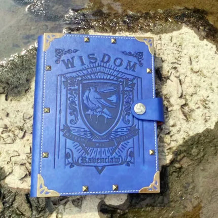A5 B5 Harryed Potters Notebook Hogwarts Loose-leaf Vintage Kraft Notepad Gryffindor Slytherin Ravenclaw Hufflepuff Document Book