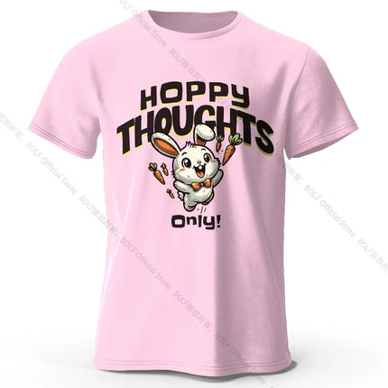 100% Cotton Kawaii Animal Graphic Tee - Delicate Hand-drawn Illustration with Breathable Fabric All Day Comfort