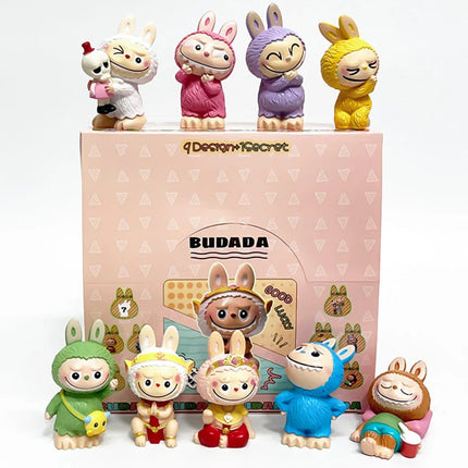 Anime Labubu THE MONSTERS Blind box Mini Figurine Doll Collection Pvc Model Toys Cute Collection Desktop Decor Gifts In stock