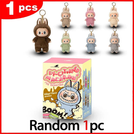 2025 New Lafubu V3 Generation Series THE MONSTERS Have a Seat  Vinyl Face Plush Toy Series Blind Box Heartbeat Macaron 3rd